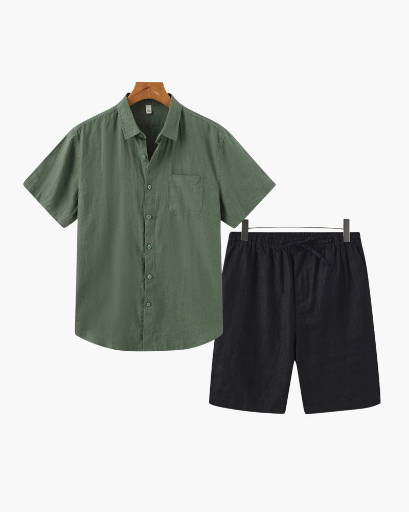 Leinen-Set (mit Shorts)