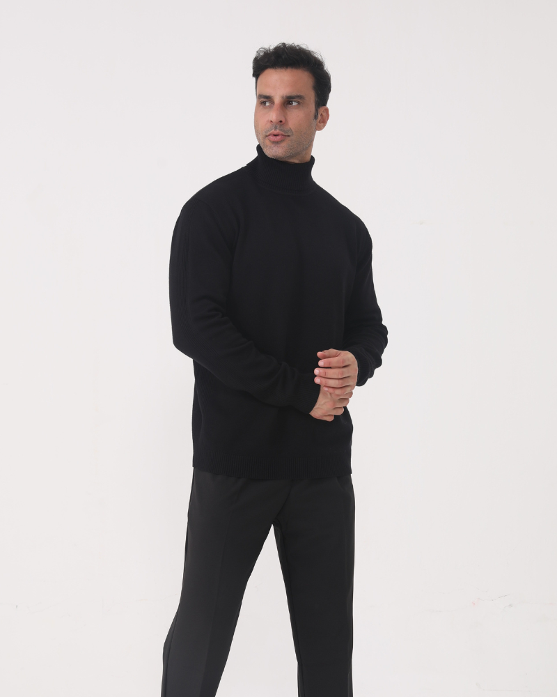 Gstaad Merinowolle Rollkragenpullover