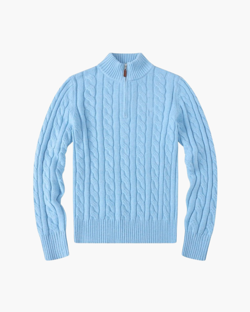 Damen Verbier Halbzip Sweater