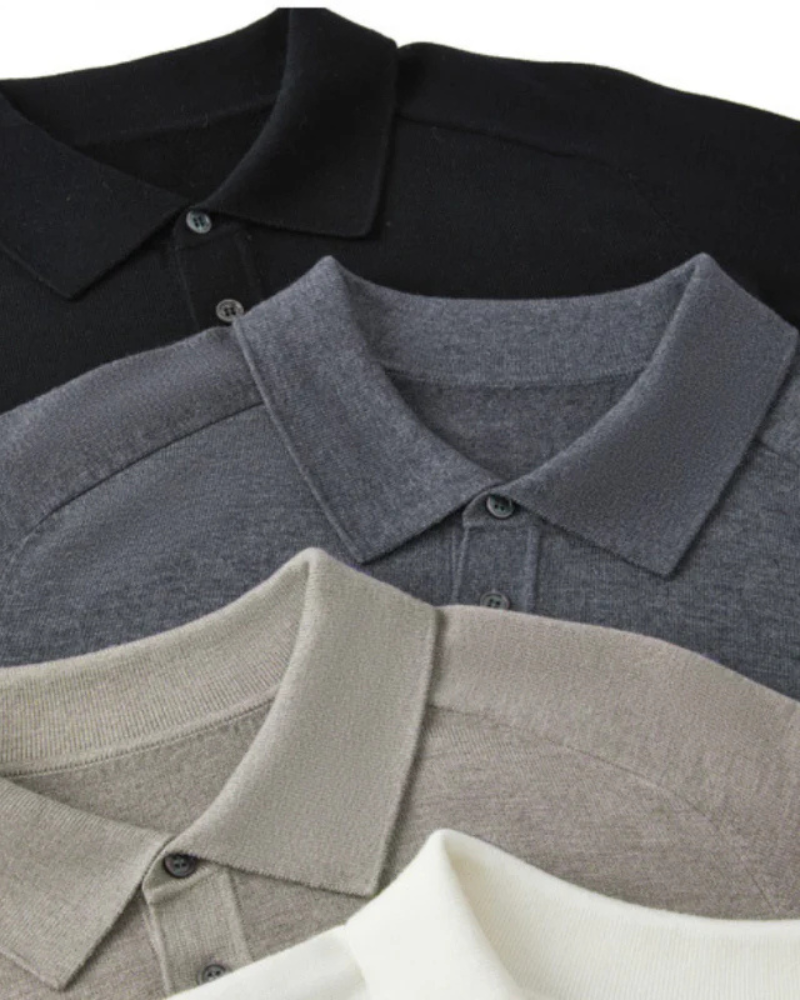 Polo aus 100 % Premium-Wolle