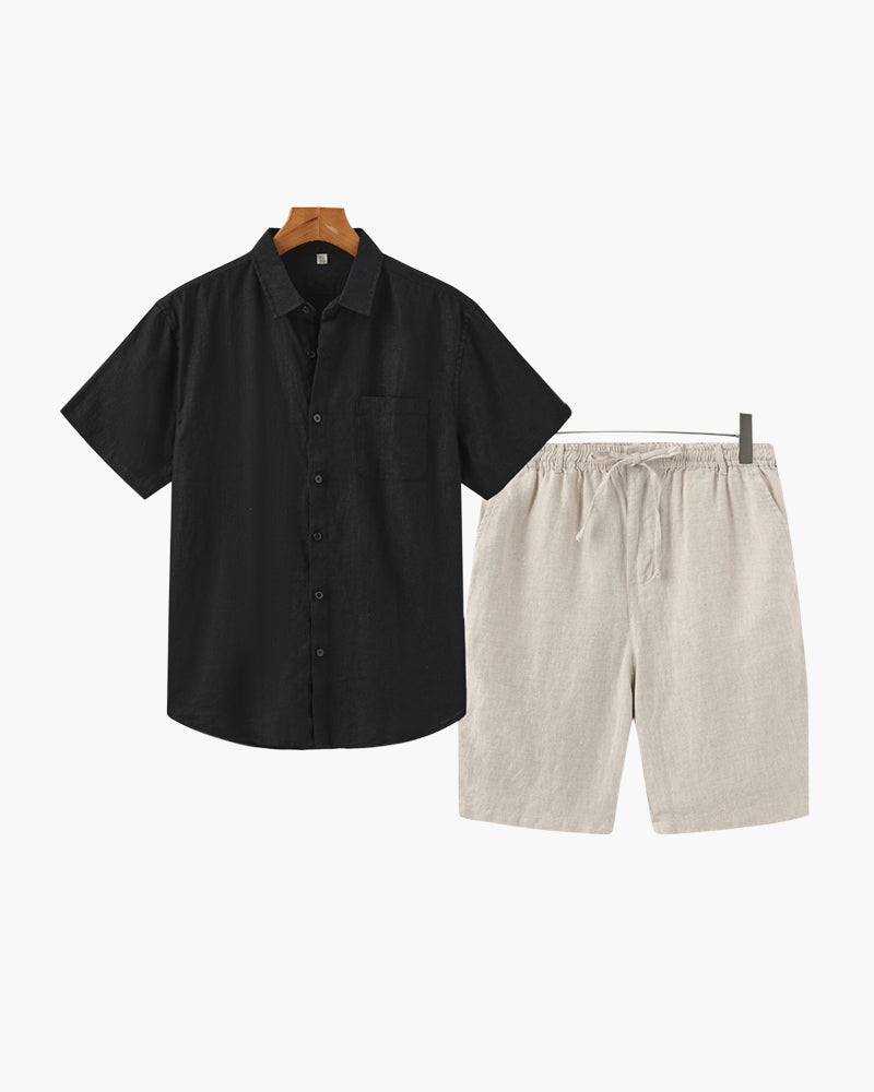 Leinen-Set (mit Shorts)