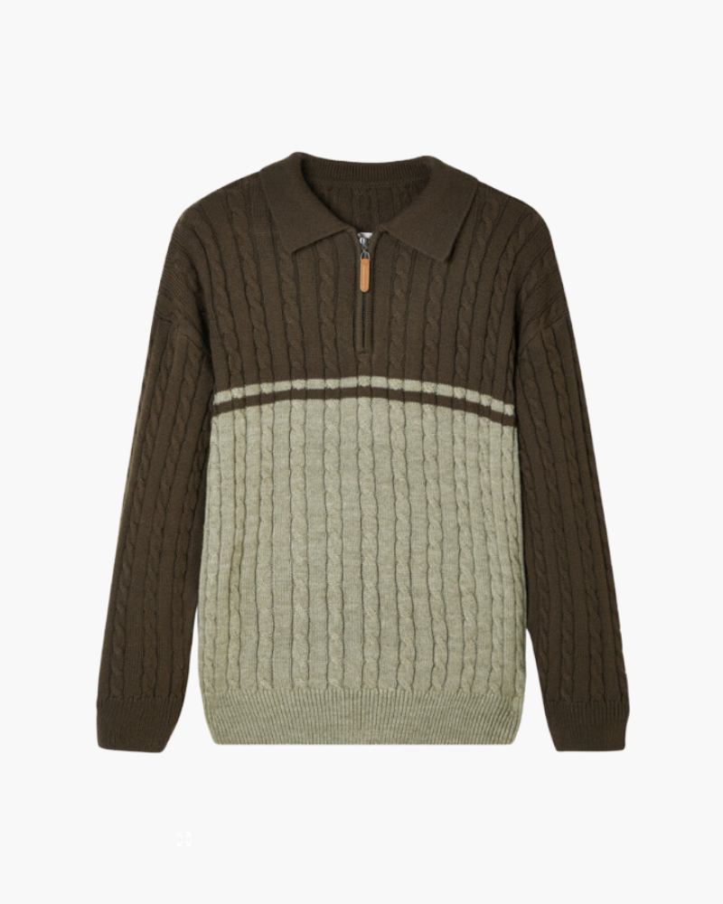 100% Premium Wolle Zip-Up