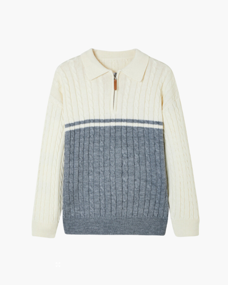 100% Premium Wolle Zip-Up