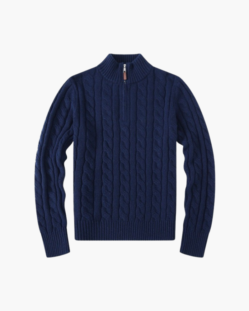 Damen Verbier Halbzip Sweater