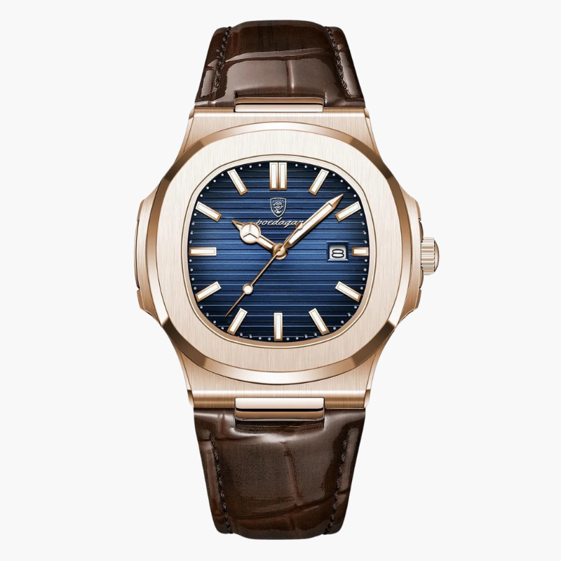 Moderner Mann LEDERUHR