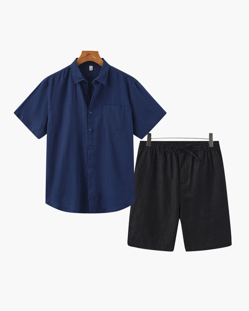 Leinen-Set (mit Shorts)