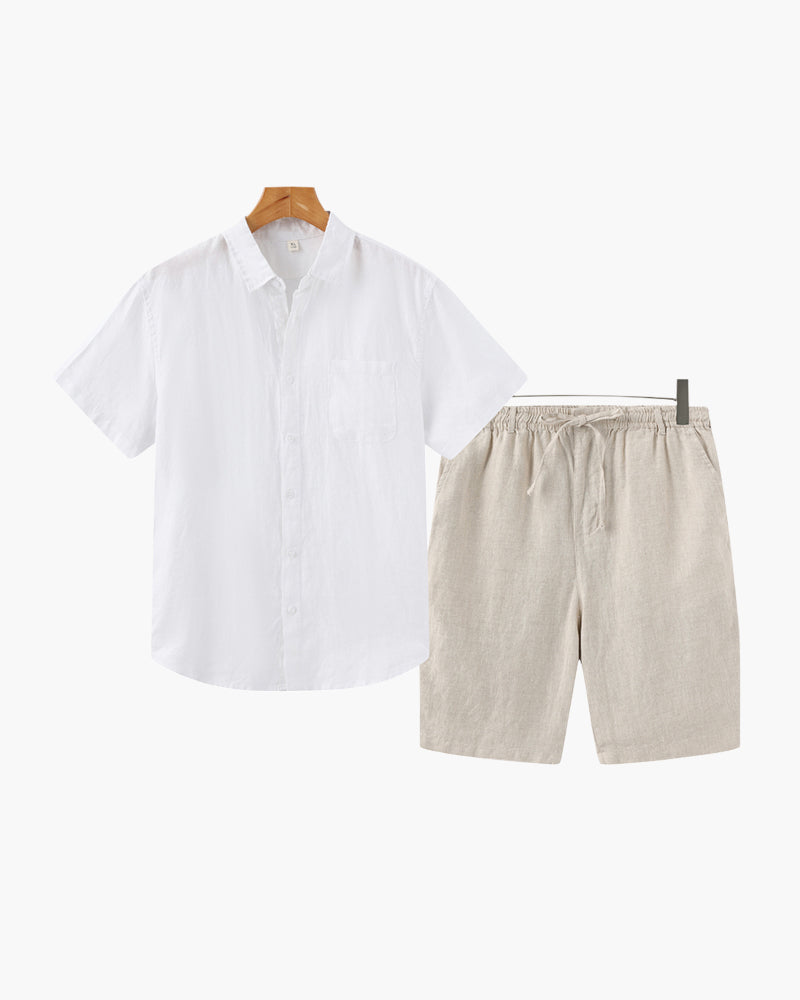 Leinen-Set (mit Shorts)