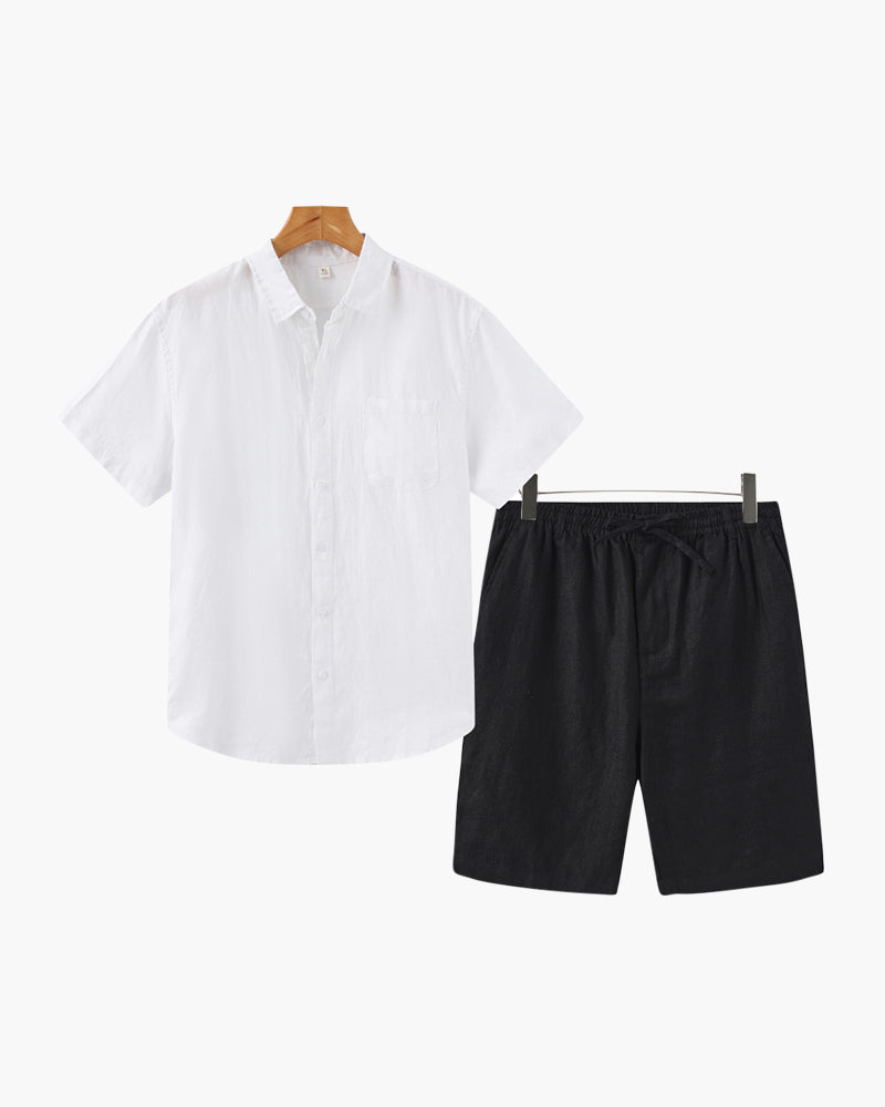 Leinen-Set (mit Shorts)