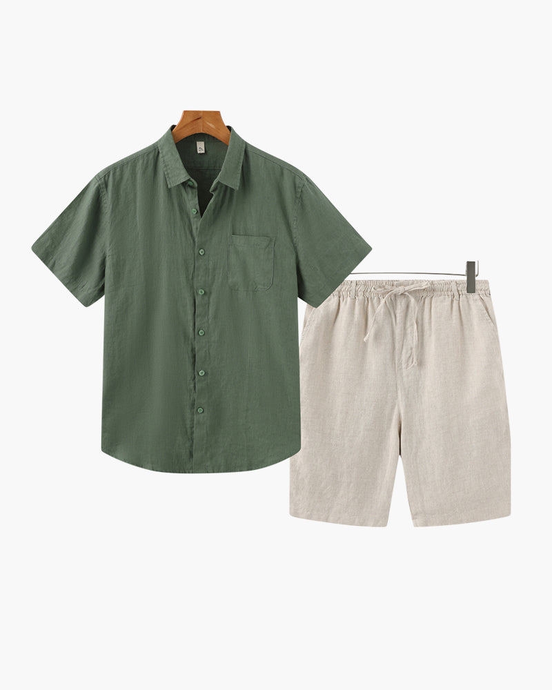 Leinen-Set (mit Shorts)