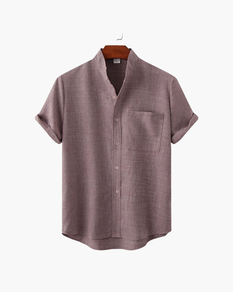 Das Mandarin-Kragenpolo Mark