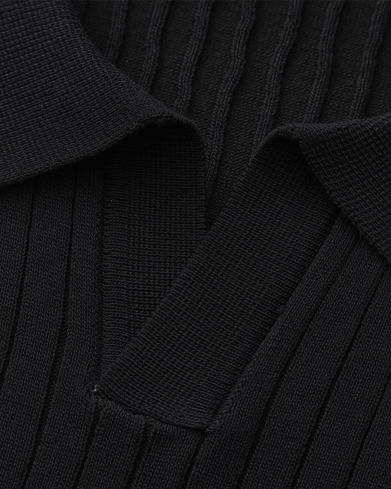 Premium-Rippstrickpolo