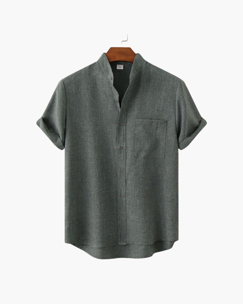 Das Mandarin-Kragenpolo Mark