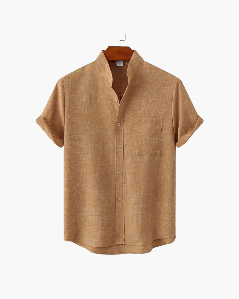 Das Mandarin-Kragenpolo Mark