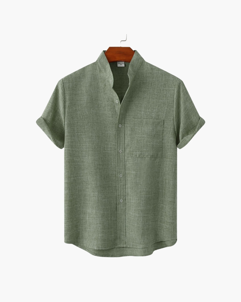 Das Mandarin-Kragenpolo Mark