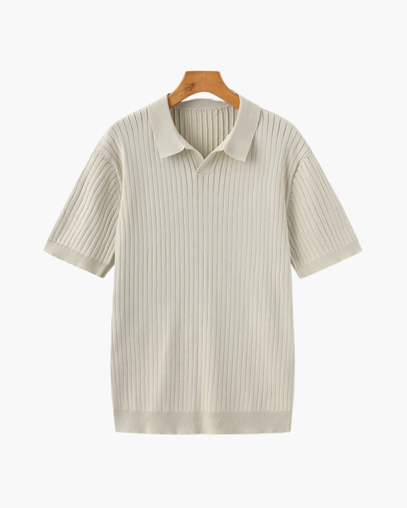 Premium-Rippstrickpolo