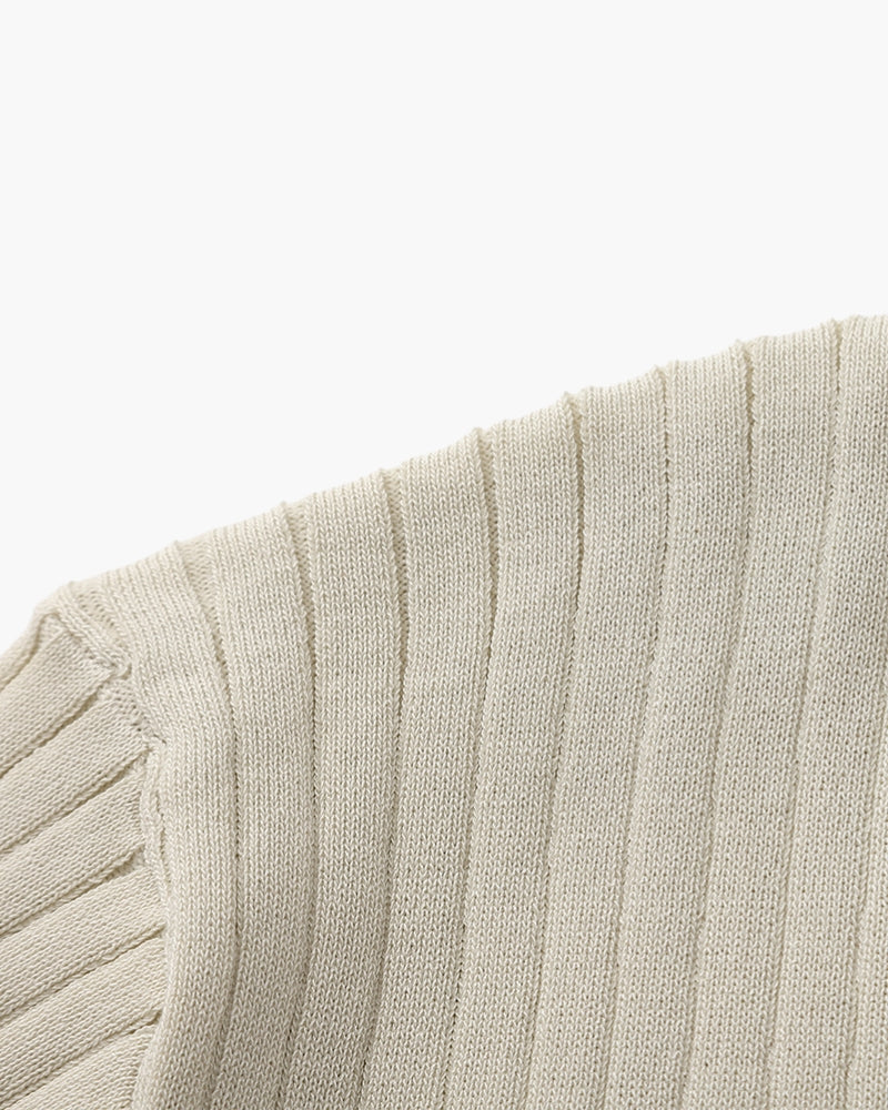 Premium-Rippstrickpolo