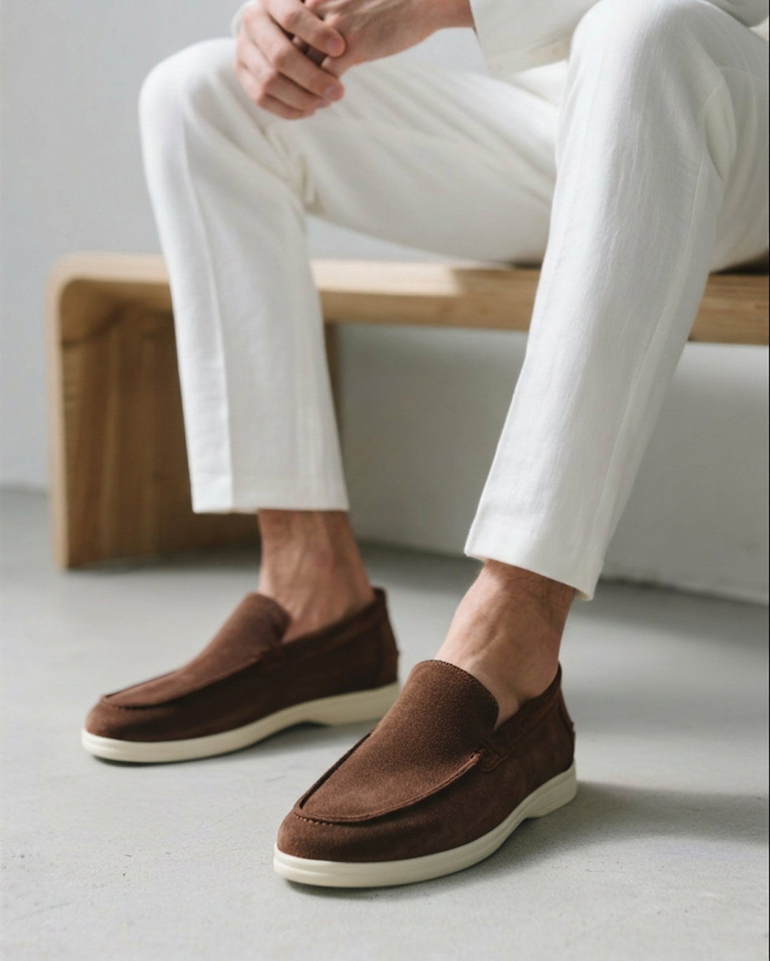 Wildleder Slipper