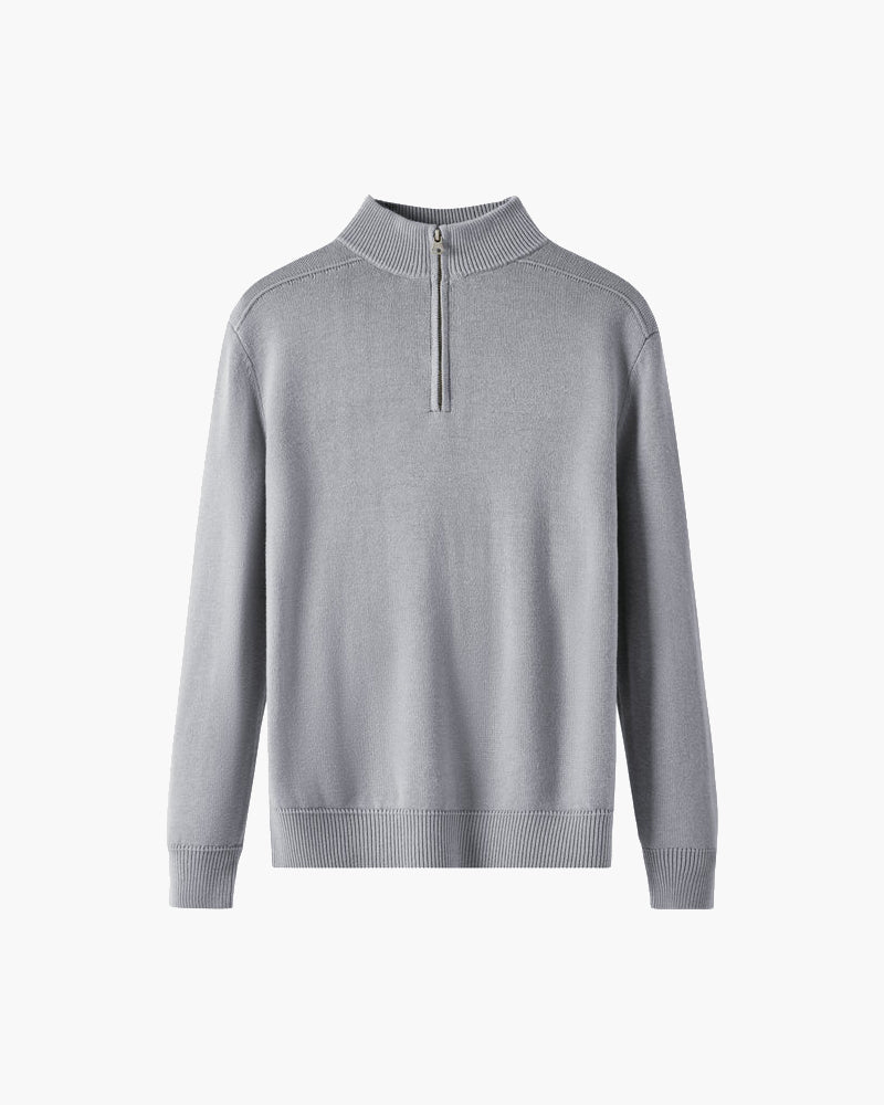 100% Merinowolle Zip-Up
